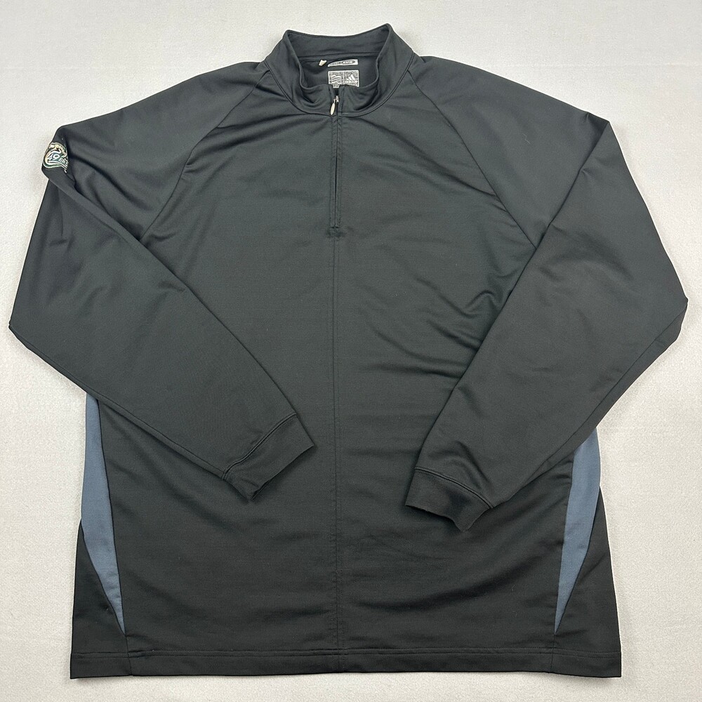Charlotte 49ers Jacket Men XL Black Adidas 1/4 Zip Climawarm NCAA Basketball